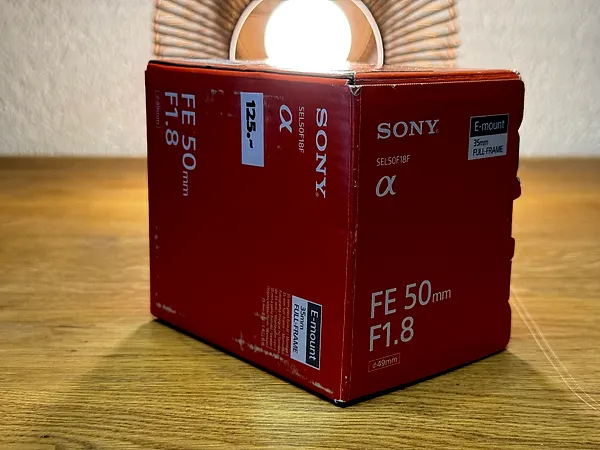 Sony FE 50mm F1. 8 Objektiv für E-Mount Vollformatkameras